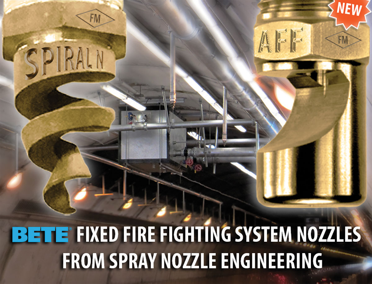 Bete Tunnel Nozzles by Spray Nozzle Engineering
