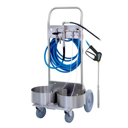 Portable Model 20 SS Bypass 2-Way Airless Foam:Rinse:Spray System